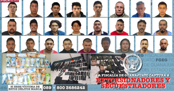 Meten a la cárcel a 25 objetivos criminales