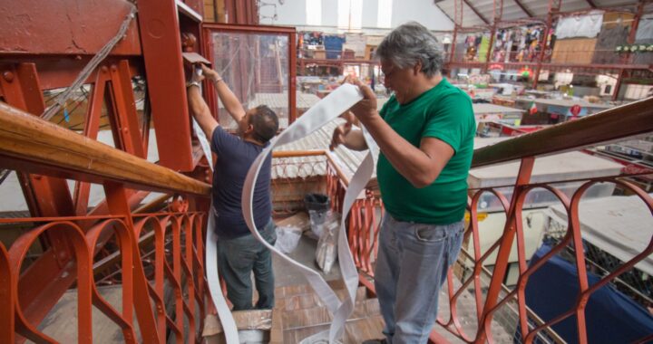 Renuevan equipo antiincendios en el Mercado Hidalgo