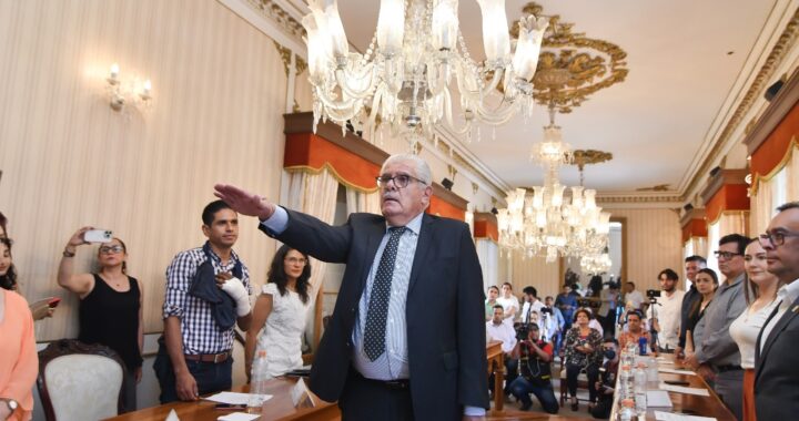 Llega Eduardo Aboytes a la secretaría del Ayuntamiento capitalino