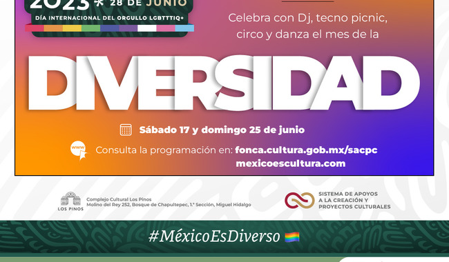 El Sistema Creación y Los Pinos invitan a celebrar la diversidad con danza, teatro, picnic y la Segunda Pasarela de Belleza Radical