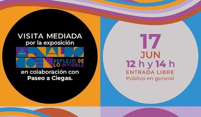 El Museo de Arte Moderno realizará visitas inclusivas por la exposición Arnaldo Coen. Reflejo de lo invisible
