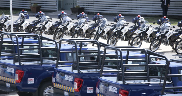 Entregan equipamiento de seguridad a municipios de Guanajuato por mil MDP