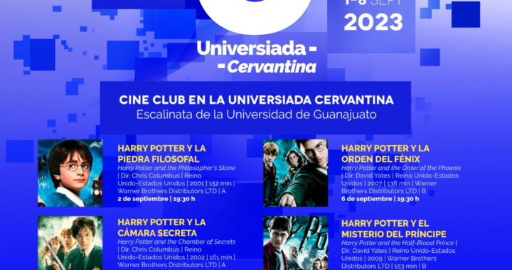 Harry Potter se suma a la Universiada Cervantina 2023 en las escalinatas de la UG