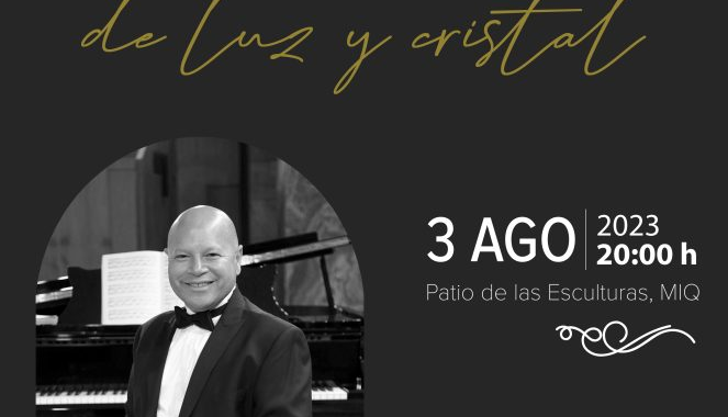 Armando Merino pianista de Bellas Artes se presenta en el MIQ