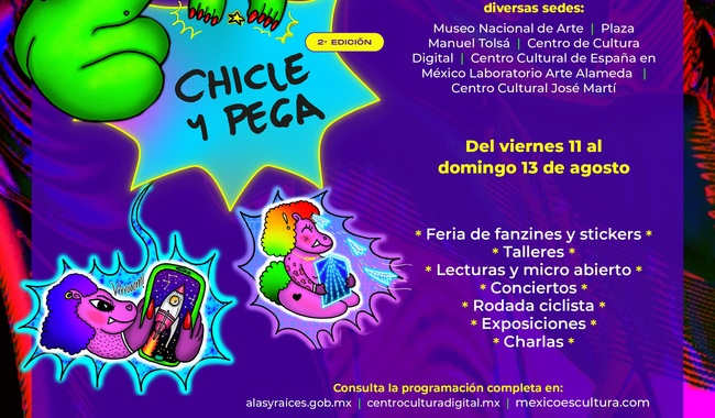 Regresa la Feria “Chicle y Pega”, espacio de expresión e intercambio artístico para adolescentes y jóvenes alrededor de la cultura urbana