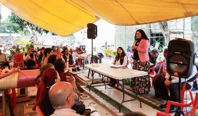 Secretaría de Cultura federal atiende inmuebles de valor patrimonial y cultural afectados por los sismos de 2017 en Milpa Alta y Xochimilco
