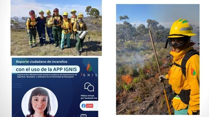 Académica UG es seleccionada para participar en curso sobre manejo de fuego