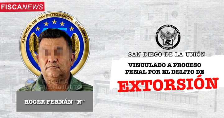 Presunto extorsionador de ganaderos es capturado por la Fiscalía