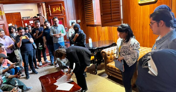 Se compromete rectora de la UG en atender las peticiones de los estudiantes