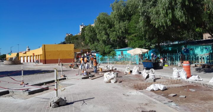 Construyen el mercadito de la Ex Estación; estará listo a principios de 2024