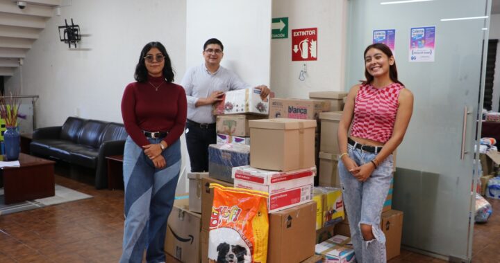 Comunidad UG recauda 600 kilogramos de víveres para víctimas del huracán Otis 