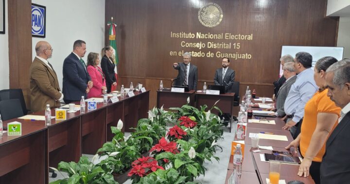 Se instalan los 15 Consejos Distritales del INE Guanajuato para Proceso Electoral Federal 2023 – 2024 