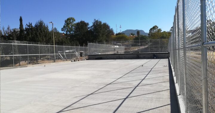 Ya falta poco para estrenar las canchas de tenis en la Ciudad Deportiva de la zona sur
