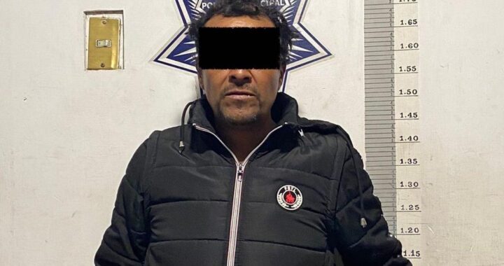 Detienen a hombre por agredir a su esposa