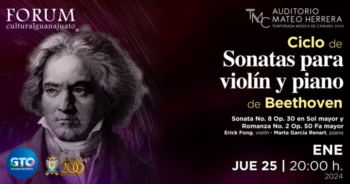 Disfruta de las sonatas de Beethoven en el Fórum Cultural Guanajuato