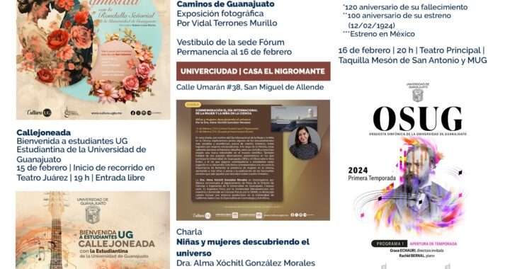 Agenda cultural UG invita al arranque de temporada de la OSUG