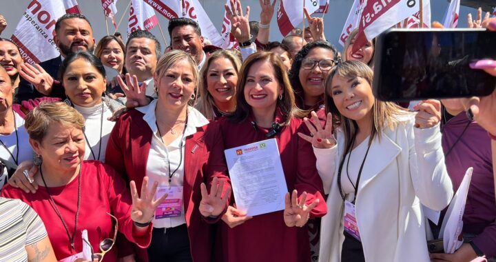 Se registra Alma Alcaraz como candidata a la gubernatura