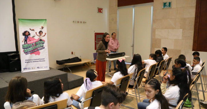 Realiza IEC Encuentro Estatal de Niñas y Niños Narradores en la BCEG