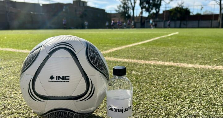 Realiza INE Guanajuato actividades deportivas y culturales para promocionar el voto