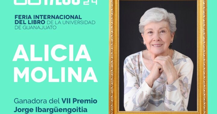 Otorga UG el Séptimo Premio Jorge Ibargüengoitia de Literatura a la escritora Alicia Molina