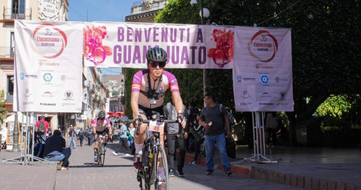 Se desarrolla la carrera Milán-San Remo por el centro histórico de Guanajuato sin incidentes
