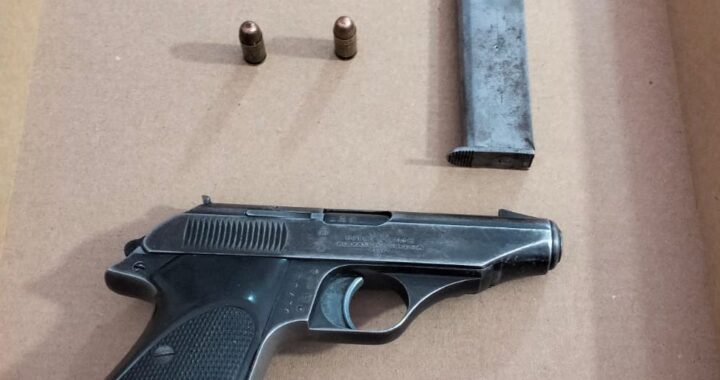 Detiene Policía capitalina a menor por portación de arma de fuego