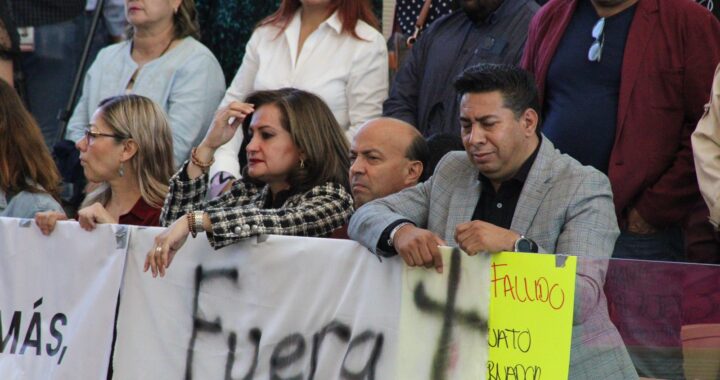 Aprovecha Morena muerte de candidata, para mitin político en el Congreso
