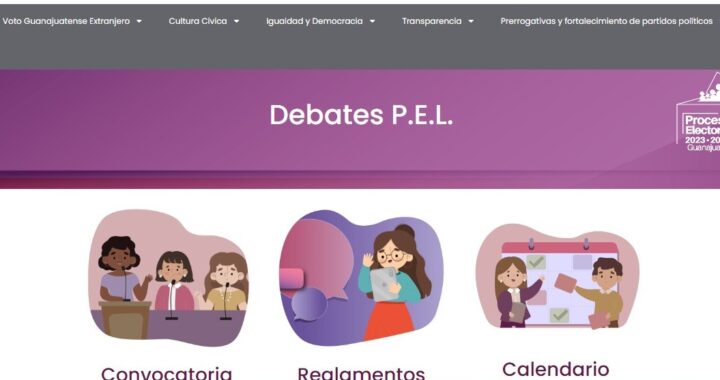 Presenta IEEG calendario de debates municipales