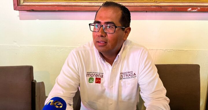 Propone candidato Francisco Estrada impulsar reformas de la 4T