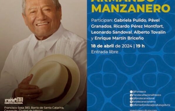 Se presenta el libro «Armando Manzanero» en la Fonoteca Nacional