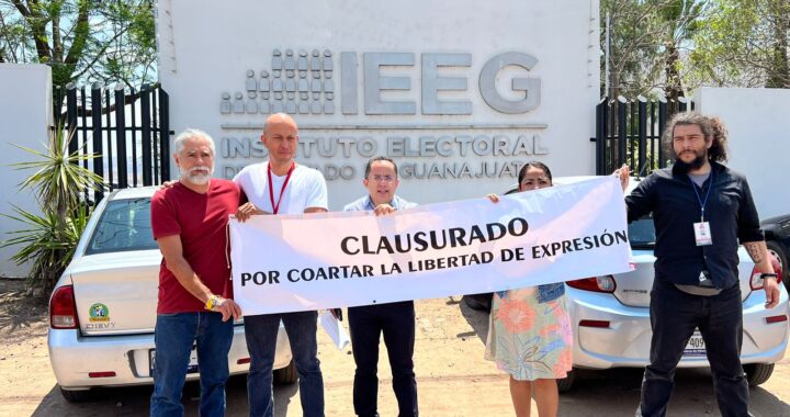 Periodistas del estado de Guanajuato exigen al IEEG no atentar contra la libertad de expresión