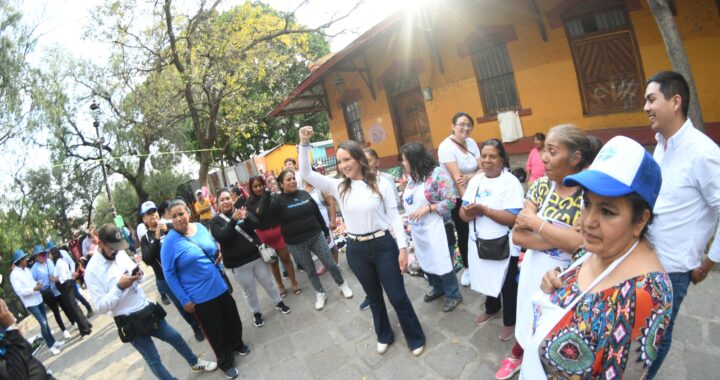 Samantha anuncia apoyos de 6 mil pesos para las mujeres