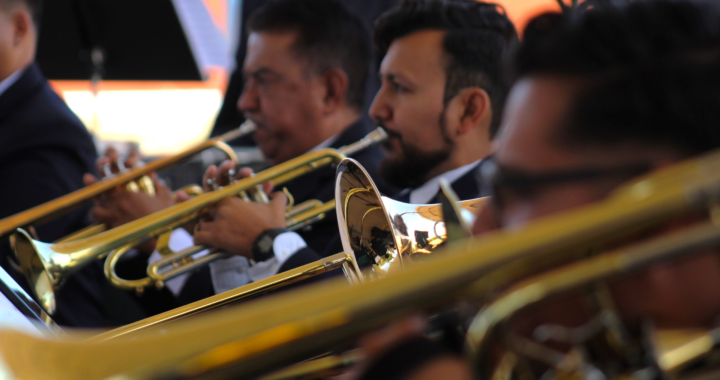La Banda Sinfónica del Estado ofrece concierto didáctico en la Secundaria Técnica No. 11