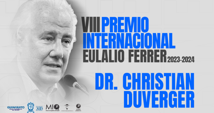 Recibe Duverger Premio Internacional Eulalio Ferrer 2023-2024 en el MIQ
