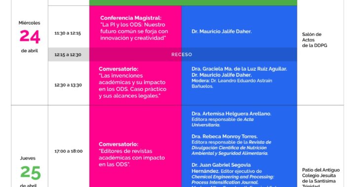 Conmemora UG Día Mundial de la Propiedad Intelectual  