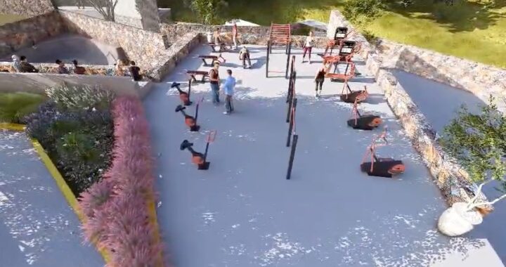 Construyen bicipark y cancha de fut en la zona del Carrizo para reforzar trabajos de prevención