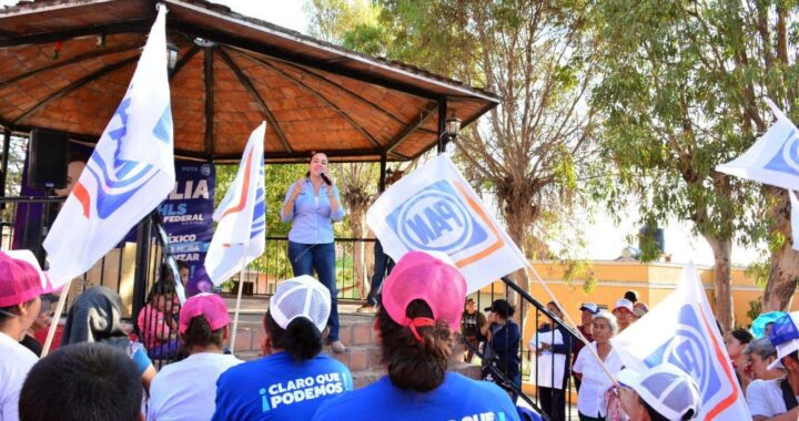 Sella Cecilia Pöhls su compromiso con Ocampo en cierre de campaña