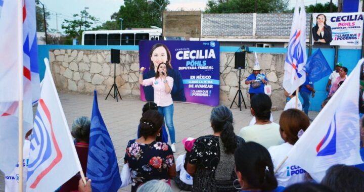 Cierra Cecilia Pöhls su campaña con éxito en San José de Llanos