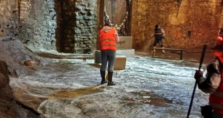 Realiza SPM acciones diarias de lavado y barrido en la calle subterránea y los túneles