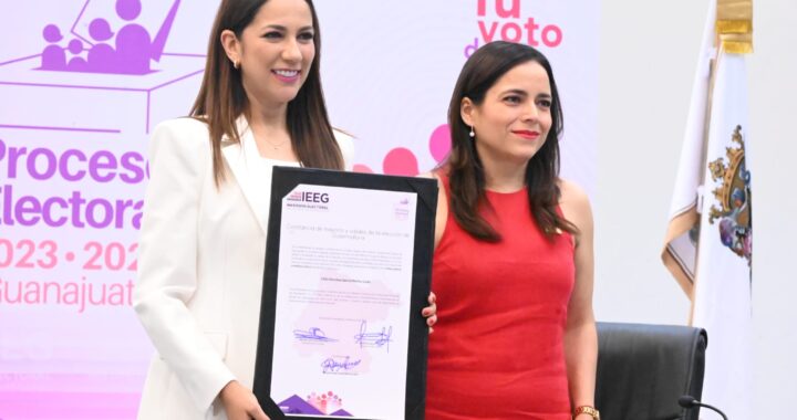 Libia García es la primera gobernadora electa de Guanajuato en 200 años