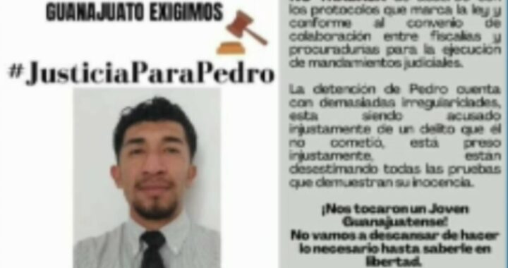 Pierde Pedro Rodríguez la esperanza tras 20 meses de prisión injustificada