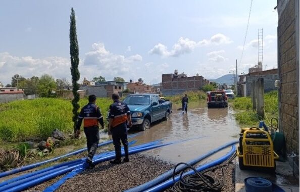 Atiende PC del estado a Salvatierra ante afectaciones por las lluvias