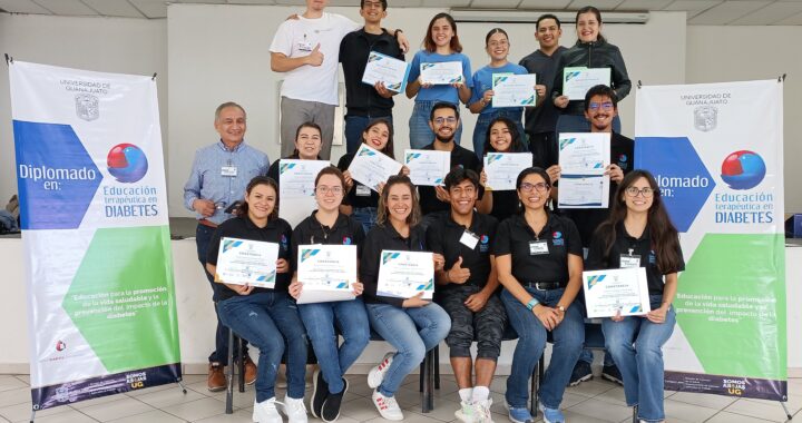 Concluye UG actividades vigésima sexta generación del Diplomado en Educación Terapéutica en Diabetes del Campus León 