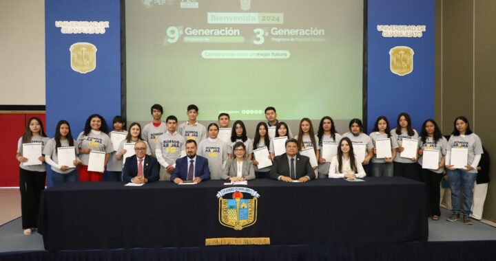 Estudiantes de la 9a. Generación del PER y 3a. Generación del PEU reciben carta de aceptación a la UG