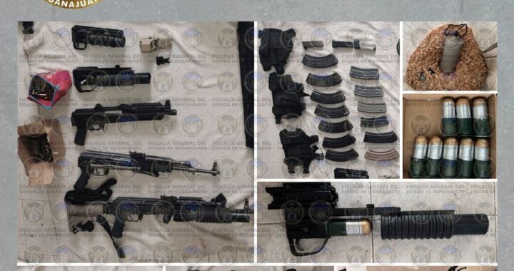 Capturan a un objetivo criminal generador de violencia y aseguró un arsenal en Celaya