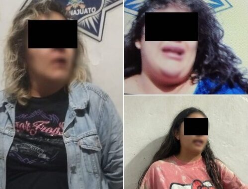 Detienen a 3 mujeres por agredir a policías, andaban de peleoneras
