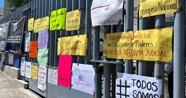 Piden trabajadores del Poder Judicial a las autoridades, trabajar por un estado de derecho