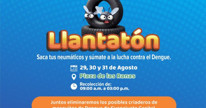 Llega el llantatón a la capital del estado, inicia el 29 de agosto