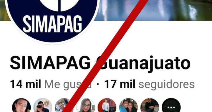 SIMAPAG PIDE A LA POBLACIÓN NO USAR POR AHORA SU PERFIL DE FACEBOOK