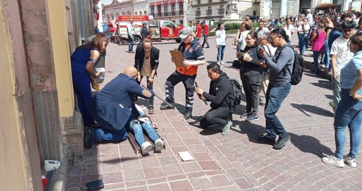 Instituciones públicas, privadas y educativas participaron en el simulacro nacional
